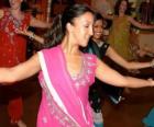Işıkların festivale Hindu dansçı, Diwali